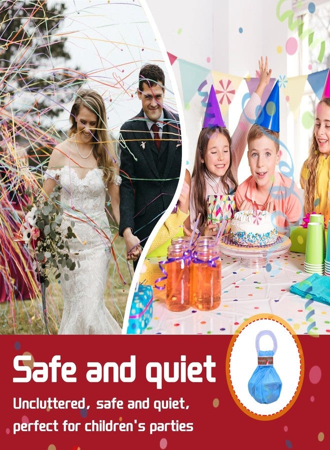 squishy 24Pcs Party Poppers, Confetti Streamers, Colorful Confetti Party Decorations, Hand Throw Streamers for Wedding Send-Offs, Birthday Party Entrances, Photo Shoot Backdrops - Image 2